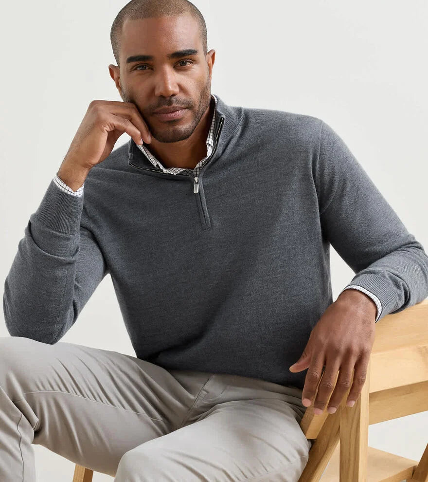 Autumn Crest Quarter-Zip CHARCOAL