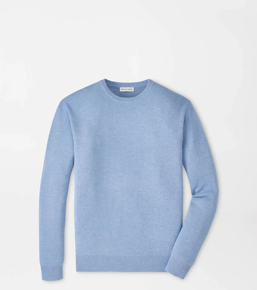 Coolspun Lite Textured Crewneck Sweater CLOUDY BLUE