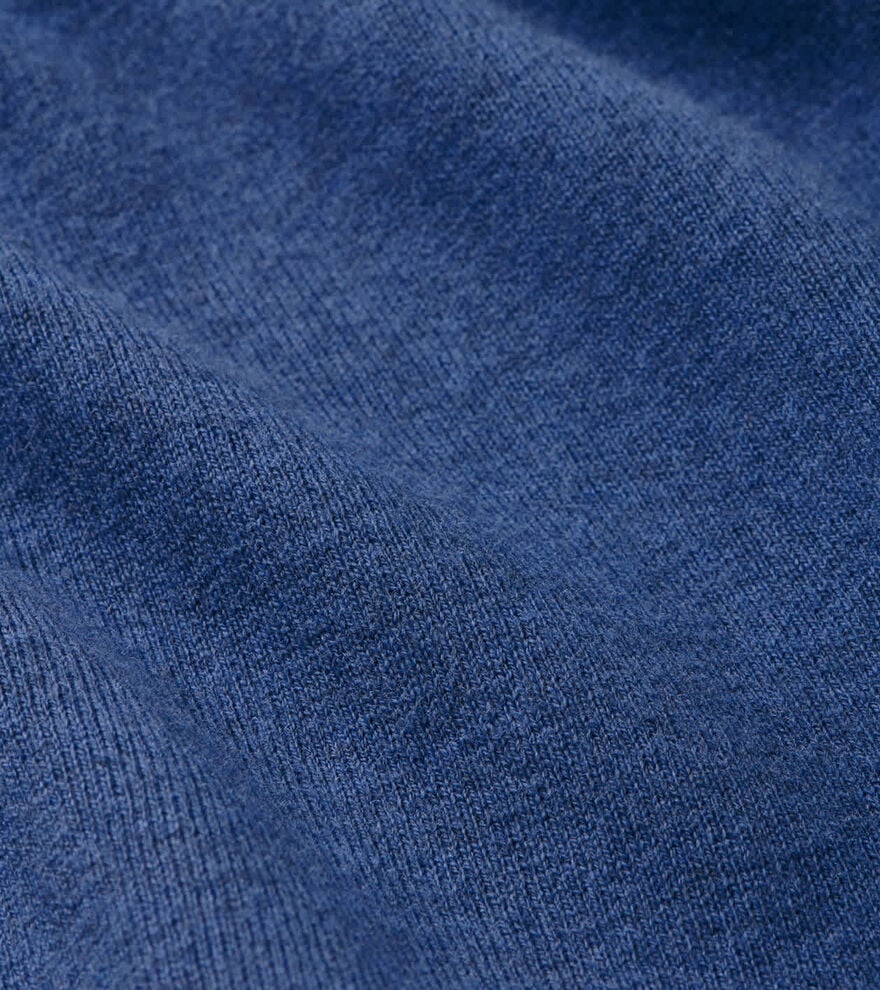 Coolspun Lite Cotton Quarter-Zip Sweater WINDSOR BLUE