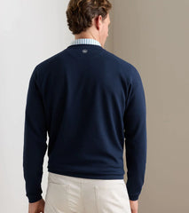 Cradle Piqué Performance Crewneck NAVY