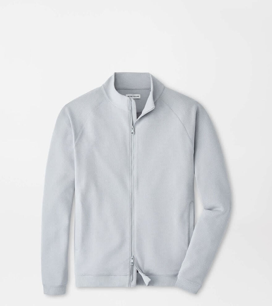 Cradle Piqué Performance Full-Zip BRITISH GREY
