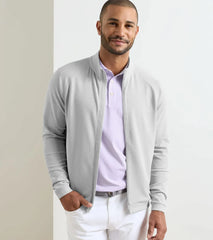 Cradle Piqué Performance Full-Zip BRITISH GREY