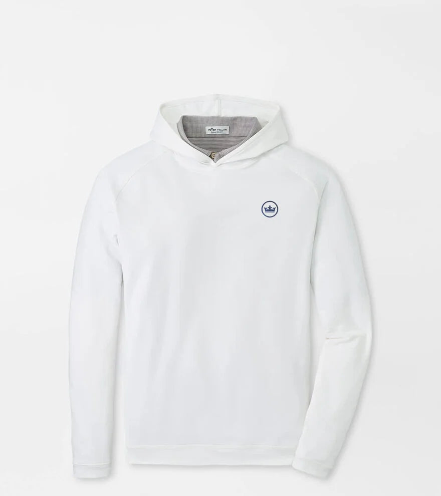 Crown Seal Pine Performance Hoodie WHITE