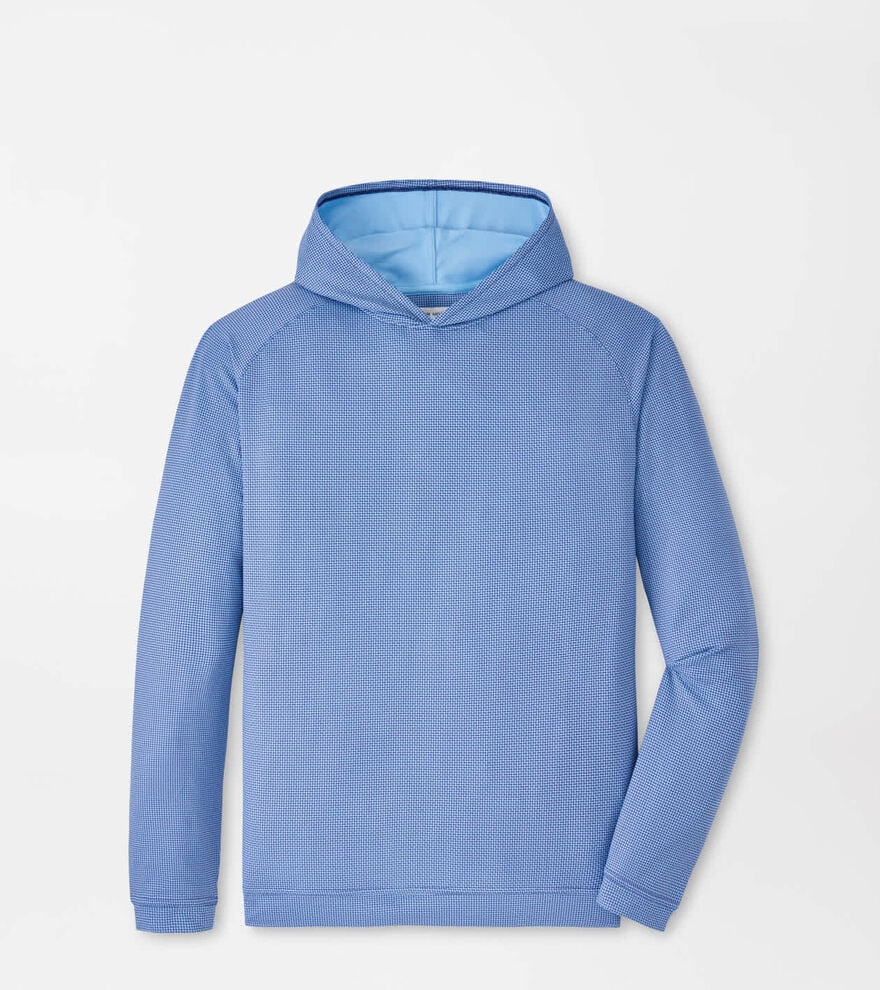 Pine Houndstooth Performance Hoodie SPORT NAVY