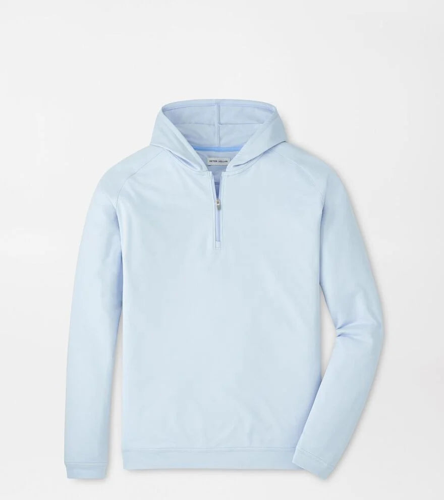 Pine Performance Quarter-Zip Hoodie STREAM BLUE