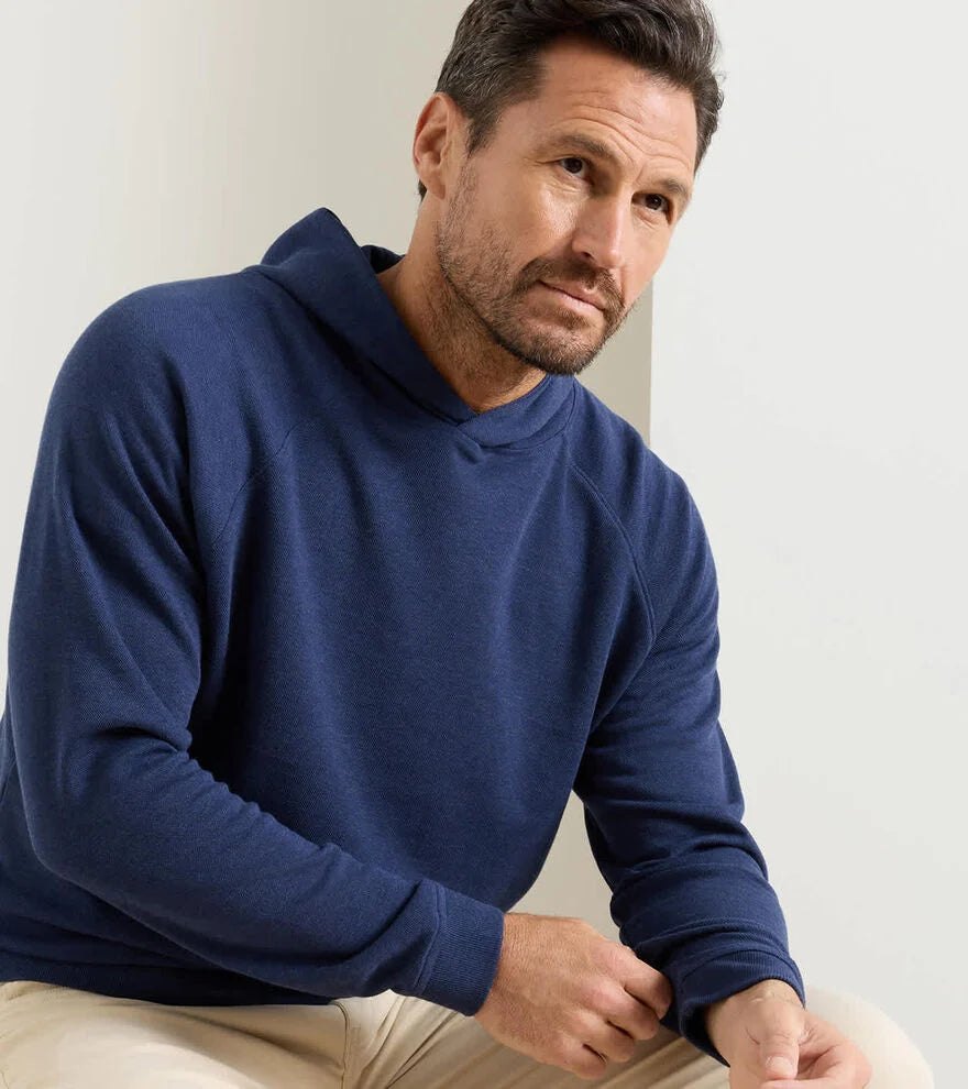 Crown Comfort Knit Hoodie NAVY