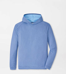 Pine Houndstooth Performance Hoodie SPORT NAVY