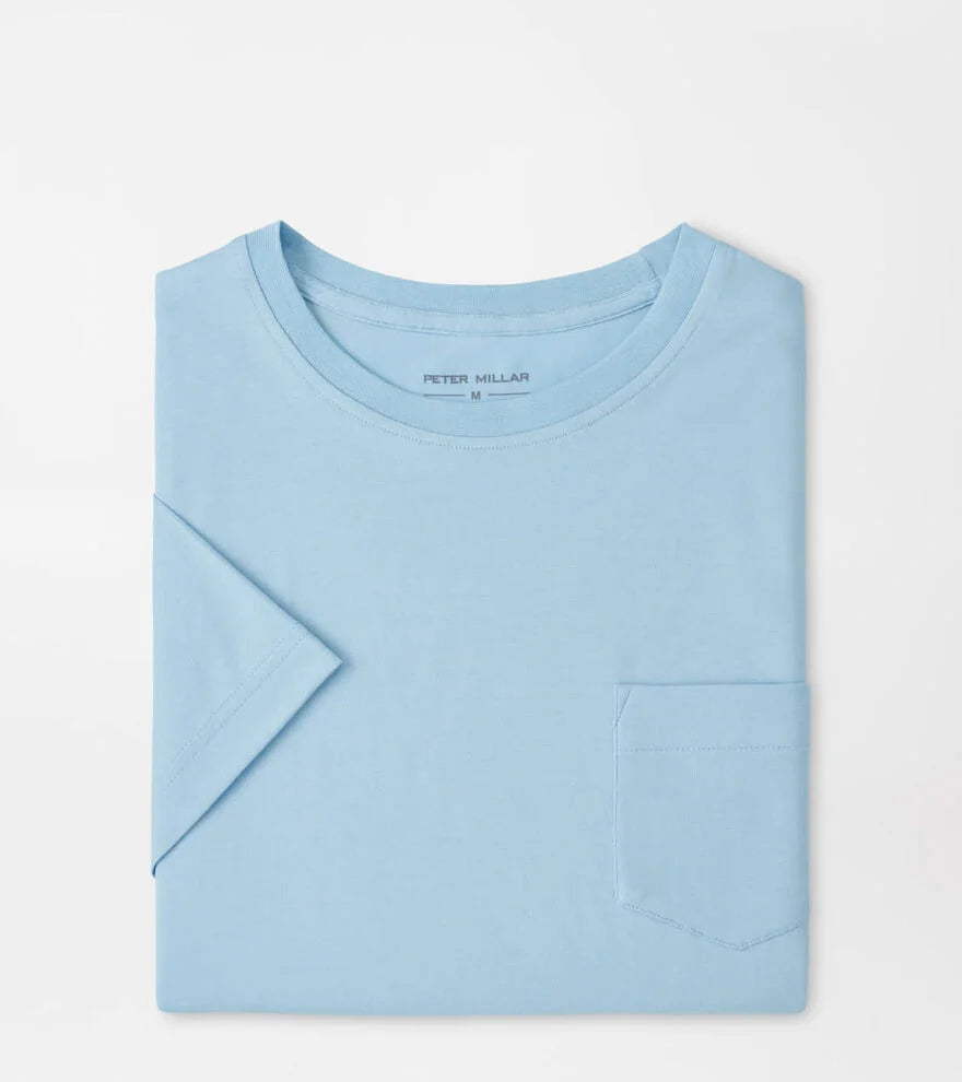 Crown Comfort Short-Sleeve Pocket Tee STREAM BLUE