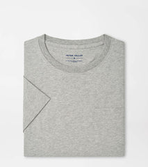 Crown Comfort Heathered Short-Sleeve Pocket Tee COASTAL GREY