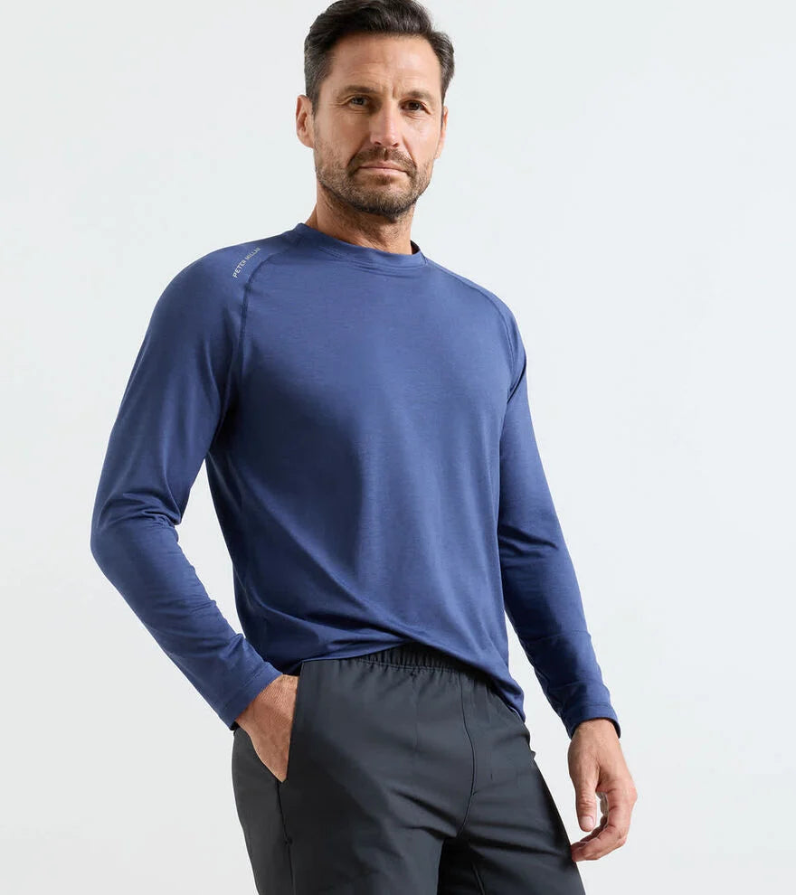 Aurora Performance Long-Sleeve T-Shirt NAVY