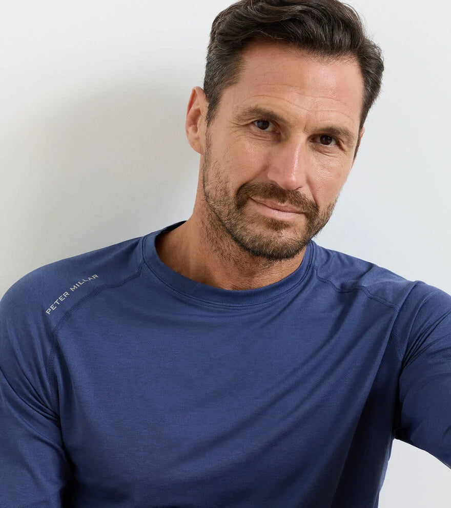Aurora Performance Long-Sleeve T-Shirt NAVY