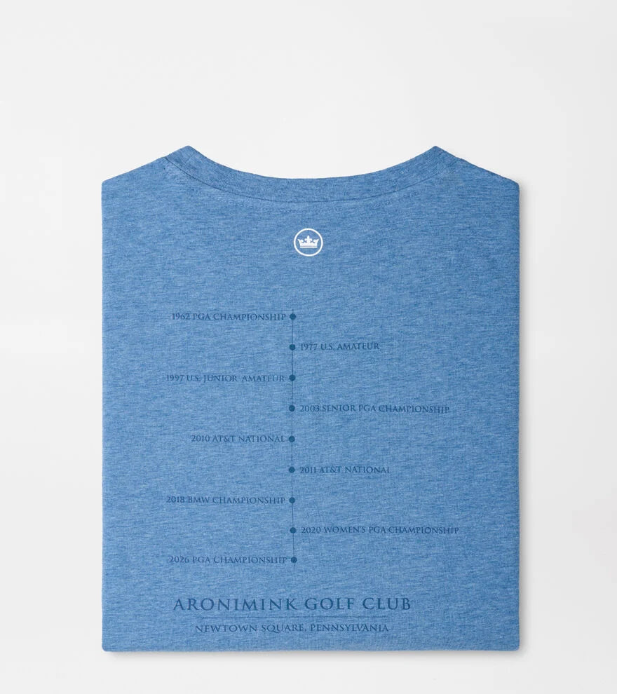 2026 PGA Championship "Major Stops" T-Shirt NAUTILUS BLUE