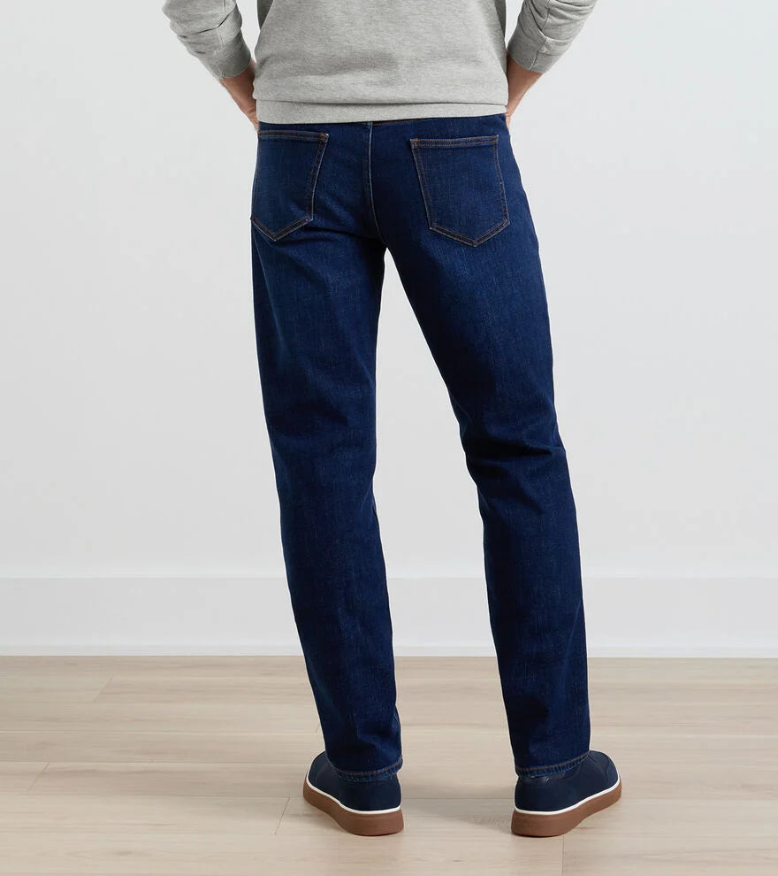 Crown Heritage Five Pocket Denim MIDNIGHT BLUE RINSE