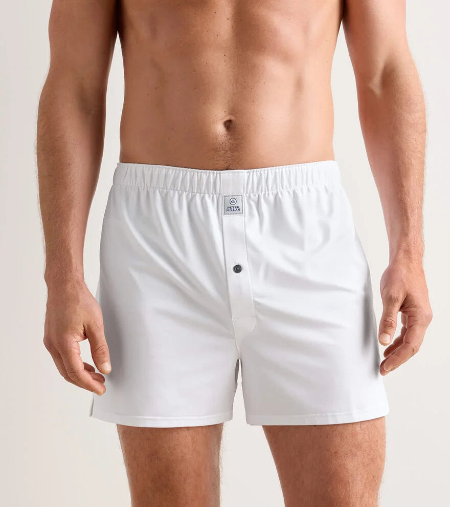Bold Stretch Jersey Boxer WHITE