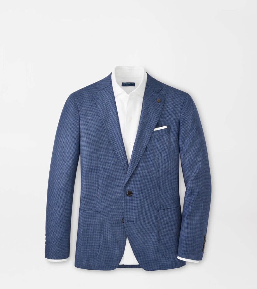 Cypress Houndstooth Soft Jacket NAVY