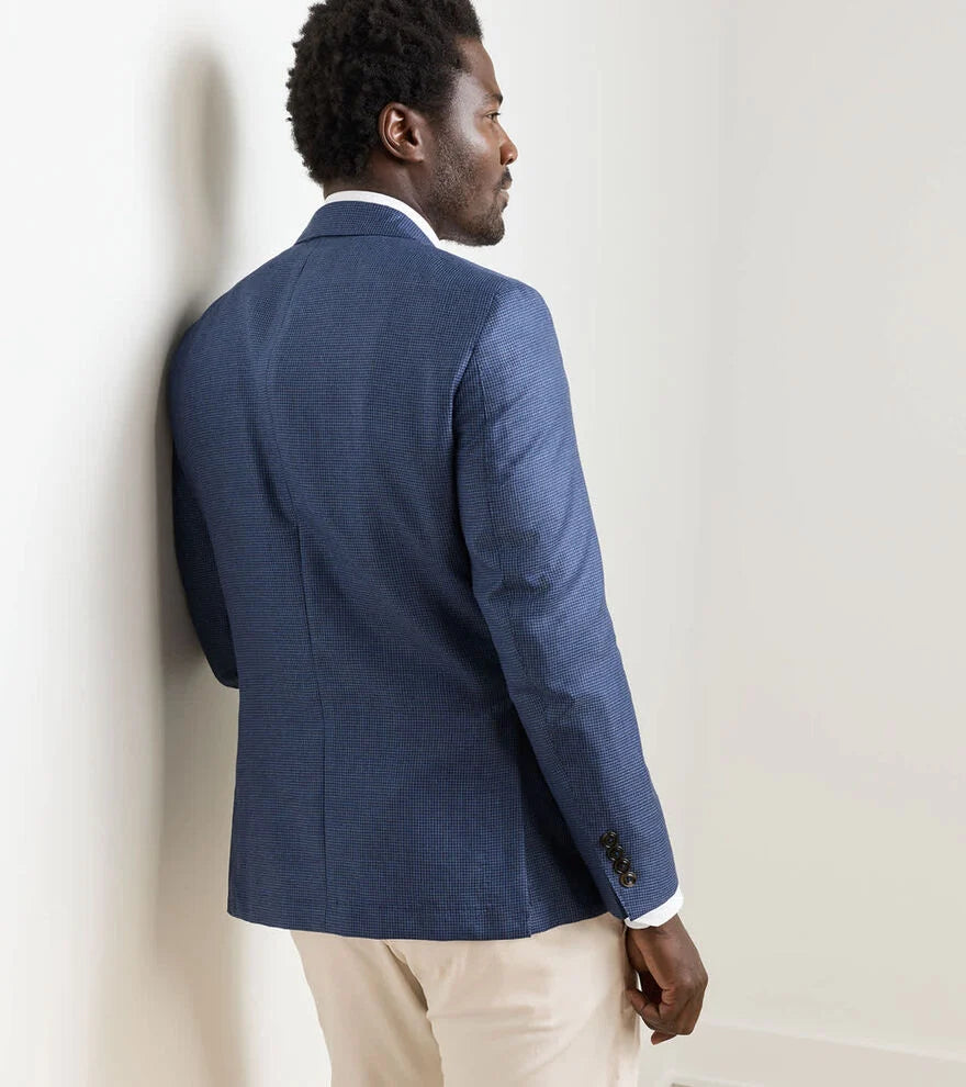 Cypress Houndstooth Soft Jacket NAVY