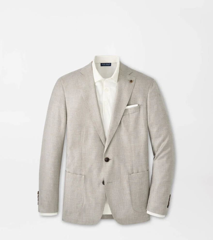 Cypress Houndstooth Soft Jacket BISCOTTI