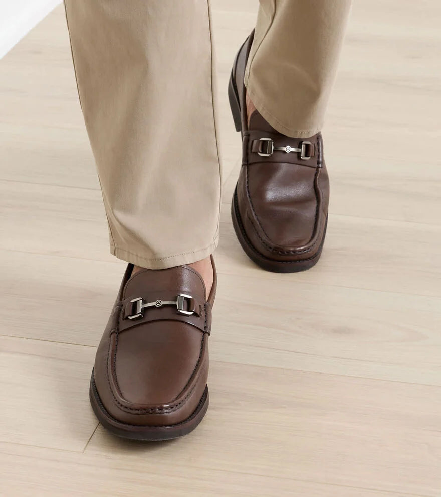 Leather Bit Loafer BROWN