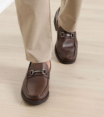Leather Bit Loafer BROWN