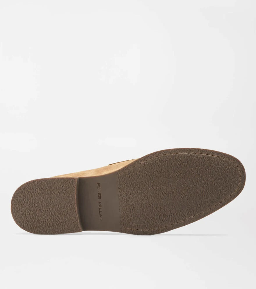 Madison Suede Penny Loafer DARK JUTE