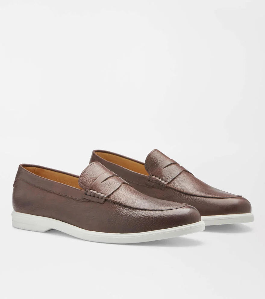 Excursionist Pebble Grain Penny Loafer CHOCOLATE