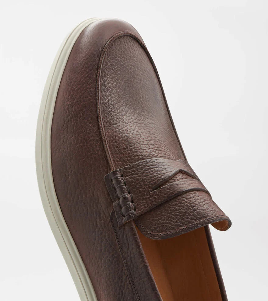 Excursionist Pebble Grain Penny Loafer CHOCOLATE