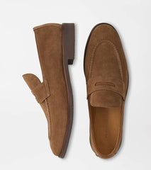 Madison Suede Penny Loafer CHESTNUT