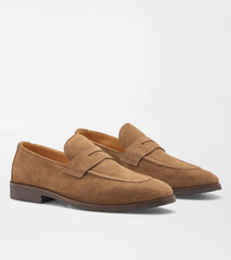Madison Suede Penny Loafer CHESTNUT