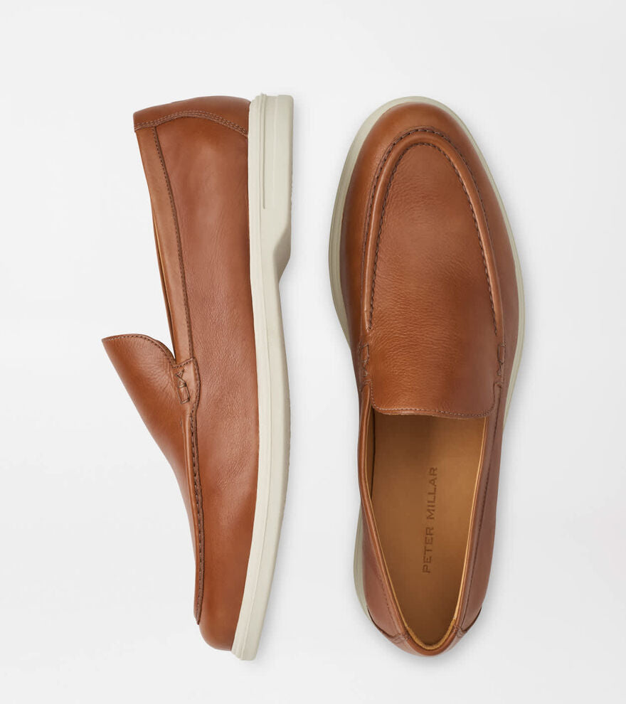 Excursionist Leather Venetian Loafer COGNAC