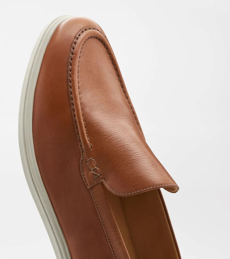 Excursionist Leather Venetian Loafer COGNAC