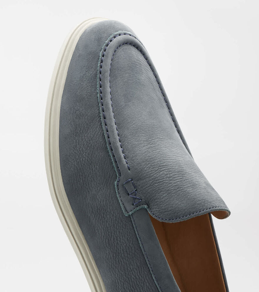 Excursionist Nubuck Venetian Loafer BLUE PEARL