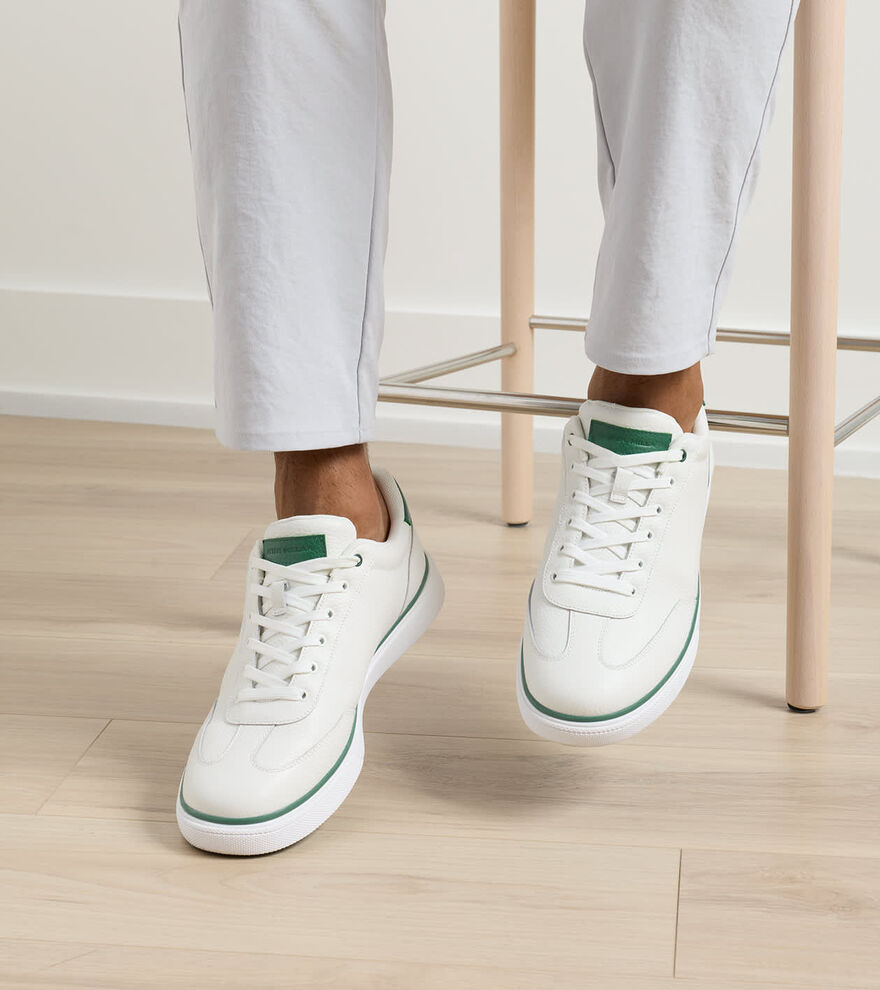 Drift Leather Hybrid Course Shoe WHITE / GREEN