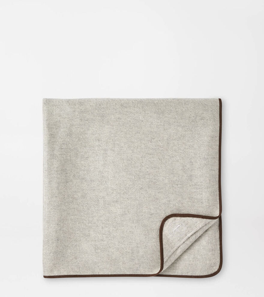 Luxury Cashmere Throw BRITISH GREY