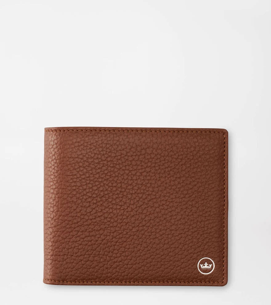 Peter Millar X Serapian Billfold COGNAC