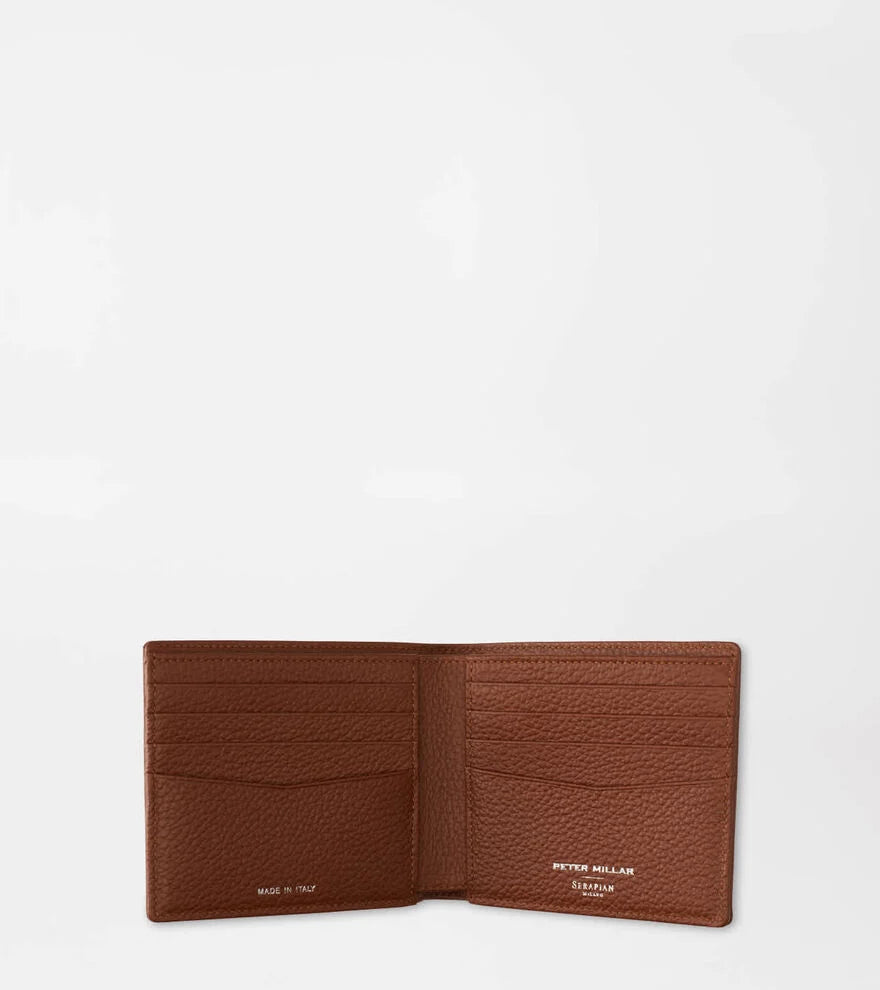 Peter Millar X Serapian Billfold COGNAC