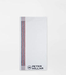 Peter Millar Tour Caddy Towel NAVY/RED