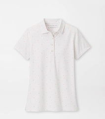 Diamond In The Rough Short Sleeve Jersey Polo WHITE