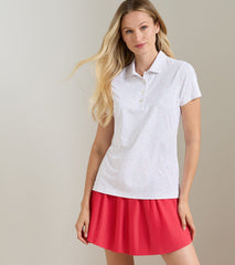 Diamond In The Rough Short Sleeve Jersey Polo WHITE