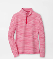 Bunker Stripes Perth Performance Quarter-Zip CALABRIAN RED