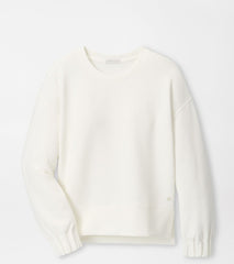 Flora Knit Crewneck SOFT WHITE